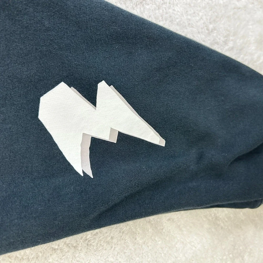Air Jordan MVP Fleece Jogger Sweatpants Mens M Black Drawstring Tapered Leg Logo